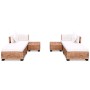 Set of 16-piece natural rattan sofas by vidaXL, Sofas - Ref: Foro24-244625, Price: 870,69 €, Discount: %
