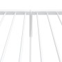 White metal bed frame with headboard and footboard 100x190 cm by vidaXL, Beds and slatted bases - Ref: Foro24-350943, Price: ...