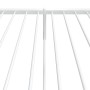 Estructura cama metal con cabecero y pie cama blanca 90x190 cm de vidaXL, Camas y somieres - Ref: Foro24-350941, Precio: 68,6...