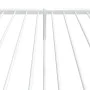 Metal bed frame with headboard and footboard white 90x190 cm by vidaXL, Beds and slatted bases - Ref: Foro24-350941, Price: 6...