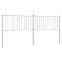 White metal headboard 193 cm by vidaXL, Headboards and footboards - Ref: Foro24-350968, Price: 34,28 €, Discount: %