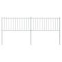 White metal headboard 193 cm by vidaXL, Headboards and footboards - Ref: Foro24-350968, Price: 34,28 €, Discount: %