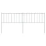 White metal headboard 193 cm by vidaXL, Headboards and footboards - Ref: Foro24-350968, Price: 33,75 €, Discount: %