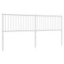 Kopfteil aus weißem Metall, 193 cm von vidaXL, Kopf- und Fußteile - Ref: Foro24-350968, Preis: 34,28 €, Rabatt: %