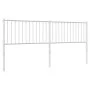 White metal headboard 193 cm by vidaXL, Headboards and footboards - Ref: Foro24-350968, Price: 33,75 €, Discount: %