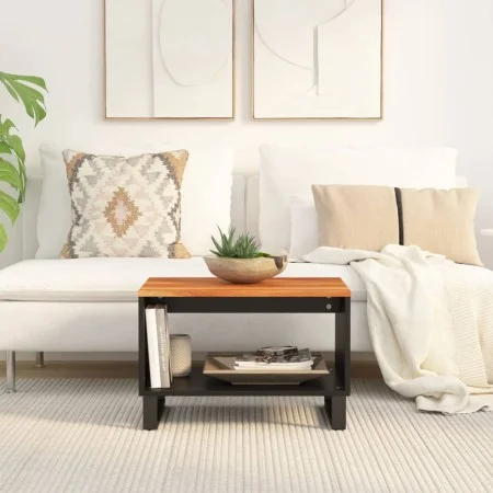 Mesa de centro de madera maciza de acacia 60x50x40 cm de vidaXL, Mesas de centro - Ref: Foro24-352874, Precio: 67,63 €, Descu...