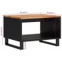 Mesa de centro de madera maciza de acacia 60x50x40 cm de vidaXL, Mesas de centro - Ref: Foro24-352874, Precio: 67,63 €, Descu...