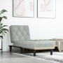 Light Gray Velvet Divan Sofa by vidaXL, Daybeds - Ref: Foro24-352860, Price: 139,60 €, Discount: %