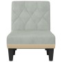 Light Gray Velvet Divan Sofa by vidaXL, Daybeds - Ref: Foro24-352860, Price: 139,60 €, Discount: %