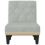 Light Gray Velvet Divan Sofa by vidaXL, Daybeds - Ref: Foro24-352860, Price: 142,90 €, Discount: %