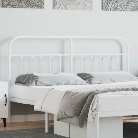 Kopfteil aus weißem Metall, 180 cm von vidaXL, Kopf- und Fußteile - Ref: Foro24-352663, Preis: 44,79 €, Rabatt: %