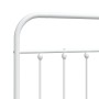 Kopfteil aus weißem Metall, 180 cm von vidaXL, Kopf- und Fußteile - Ref: Foro24-352663, Preis: 45,50 €, Rabatt: %