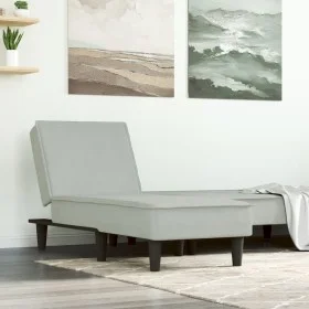 Light Gray Velvet Divan Sofa by vidaXL, Daybeds - Ref: Foro24-352835, Price: 151,03 €, Discount: %