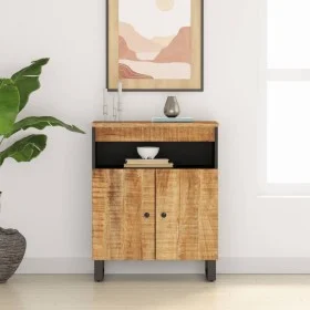 Sideboard with 2 doors solid mango wood 60x33x75 cm by vidaXL, Sideboards - Ref: Foro24-352913, Price: 127,26 €, Discount: %