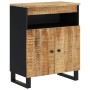 Sideboard mit 2 Türen aus massivem Mangoholz 60x33x75 cm von vidaXL, Sideboards - Ref: Foro24-352913, Preis: 129,89 €, Rabatt: %