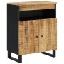 Sideboard with 2 doors solid mango wood 60x33x75 cm by vidaXL, Sideboards - Ref: Foro24-352913, Price: 127,26 €, Discount: %