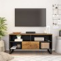 TV-Schrank aus Mangoholz und Sperrholz, 100 x 33 x 46 cm von vidaXL, TV-Möbel - Ref: Foro24-351973, Preis: 90,41 €, Rabatt: %