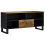 TV-Schrank aus Mangoholz und Sperrholz, 100 x 33 x 46 cm von vidaXL, TV-Möbel - Ref: Foro24-351973, Preis: 90,41 €, Rabatt: %