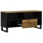TV-Schrank aus Mangoholz und Sperrholz, 100 x 33 x 46 cm von vidaXL, TV-Möbel - Ref: Foro24-351973, Preis: 82,84 €, Rabatt: %
