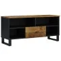 TV-Schrank aus Mangoholz und Sperrholz, 100 x 33 x 46 cm von vidaXL, TV-Möbel - Ref: Foro24-351973, Preis: 82,84 €, Rabatt: %