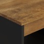 Mesa de centro de madera maciza mango 90x50x40 cm