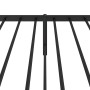 Bed frame with black metal headboard 100x200 cm by vidaXL, Beds and slatted bases - Ref: Foro24-350859, Price: 83,11 €, Disco...