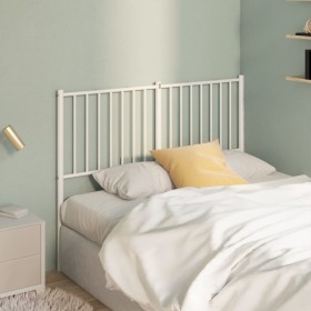 Kopfteil aus weißem Metall, 120 cm von vidaXL, Kopf- und Fußteile - Ref: Foro24-350962, Preis: 29,60 €, Rabatt: %