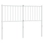 Kopfteil aus weißem Metall, 120 cm von vidaXL, Kopf- und Fußteile - Ref: Foro24-350962, Preis: 29,60 €, Rabatt: %