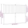 Kopfteil aus weißem Metall, 120 cm von vidaXL, Kopf- und Fußteile - Ref: Foro24-350962, Preis: 29,11 €, Rabatt: %