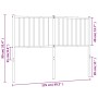Kopfteil aus weißem Metall, 120 cm von vidaXL, Kopf- und Fußteile - Ref: Foro24-350962, Preis: 29,60 €, Rabatt: %