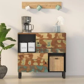 Sideboard mit 2 Türen aus recyceltem Massivholz 80x33x75 cm von vidaXL, Sideboards - Ref: Foro24-352923, Preis: 123,24 €, Rab...