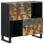 Sideboard with 2 doors made of recycled solid wood 80x33x75 cm by vidaXL, Sideboards - Ref: Foro24-352923, Price: 123,24 €, D...