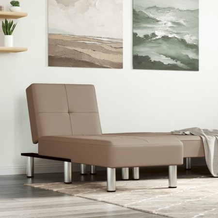 Cappuccino synthetic leather daybed by vidaXL, Daybeds - Ref: Foro24-352852, Price: 165,85 €, Discount: %