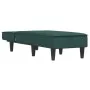 Sofá diván de terciopelo verde oscuro de vidaXL, Divanes - Ref: Foro24-352837, Precio: 155,63 €, Descuento: %