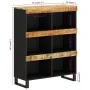 Beistellschrank aus massivem Mangoholz, 85 x 33 x 107 cm von vidaXL, Nachttische - Ref: Foro24-352901, Preis: 114,99 €, Rabat...