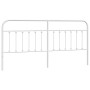 Kopfteil aus weißem Metall, 193 cm von vidaXL, Kopf- und Fußteile - Ref: Foro24-352664, Preis: 47,09 €, Rabatt: %