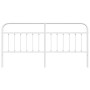 Kopfteil aus weißem Metall, 193 cm von vidaXL, Kopf- und Fußteile - Ref: Foro24-352664, Preis: 47,09 €, Rabatt: %