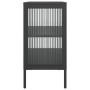 Sideboard aus schwarzem Glas und Stahl, 70 x 35 x 70 cm von vidaXL, Sideboards - Ref: Foro24-353001, Preis: 151,94 €, Rabatt: %
