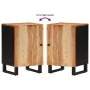 Badezimmerschrank aus massivem Akazienholz, 38 x 33 x 58 cm von vidaXL, Badezimmermöbel - Ref: Foro24-351995, Preis: 79,92 €,...