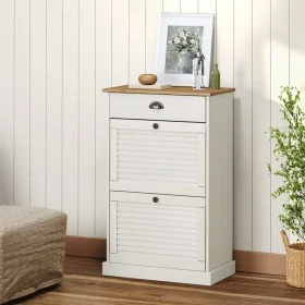 VIGO shoe rack solid white pine wood 60x35x96 cm by vidaXL, Shoe racks and shoe organizers - Ref: Foro24-353170, Price: 136,7...