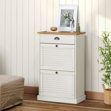 VIGO shoe rack solid white pine wood 60x35x96 cm by vidaXL, Shoe racks and shoe organizers - Ref: Foro24-353170, Price: 139,1...