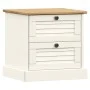 VIGO Nachttisch aus massivem weißem Kiefernholz 42x35x42 cm von vidaXL, Nachttische - Ref: Foro24-353158, Preis: 59,24 €, Rab...