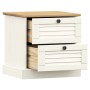 VIGO Nachttisch aus massivem weißem Kiefernholz 42x35x42 cm von vidaXL, Nachttische - Ref: Foro24-353158, Preis: 60,08 €, Rab...