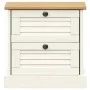 VIGO Nachttisch aus massivem weißem Kiefernholz 42x35x42 cm von vidaXL, Nachttische - Ref: Foro24-353158, Preis: 59,24 €, Rab...