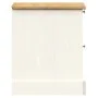 VIGO Nachttisch aus massivem weißem Kiefernholz 42x35x42 cm von vidaXL, Nachttische - Ref: Foro24-353158, Preis: 59,24 €, Rab...
