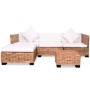 14-piece natural rattan sofa set by vidaXL, Sofas - Ref: Foro24-244626, Price: 865,33 €, Discount: %
