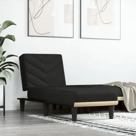 Black fabric daybed sofa by vidaXL, Daybeds - Ref: Foro24-352855, Price: 151,21 €, Discount: %