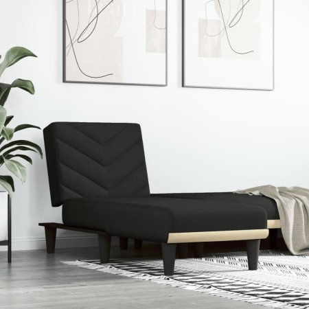 Black fabric daybed sofa by vidaXL, Daybeds - Ref: Foro24-352855, Price: 144,93 €, Discount: %