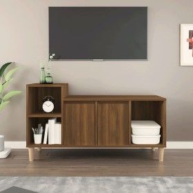 TV-Schrank aus braunem Eichensperrholz, 100 x 35 x 55 cm von vidaXL, TV-Möbel - Ref: Foro24-821179, Preis: 56,29 €, Rabatt: %