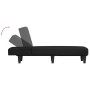 Black fabric daybed sofa by vidaXL, Daybeds - Ref: Foro24-352855, Price: 144,93 €, Discount: %